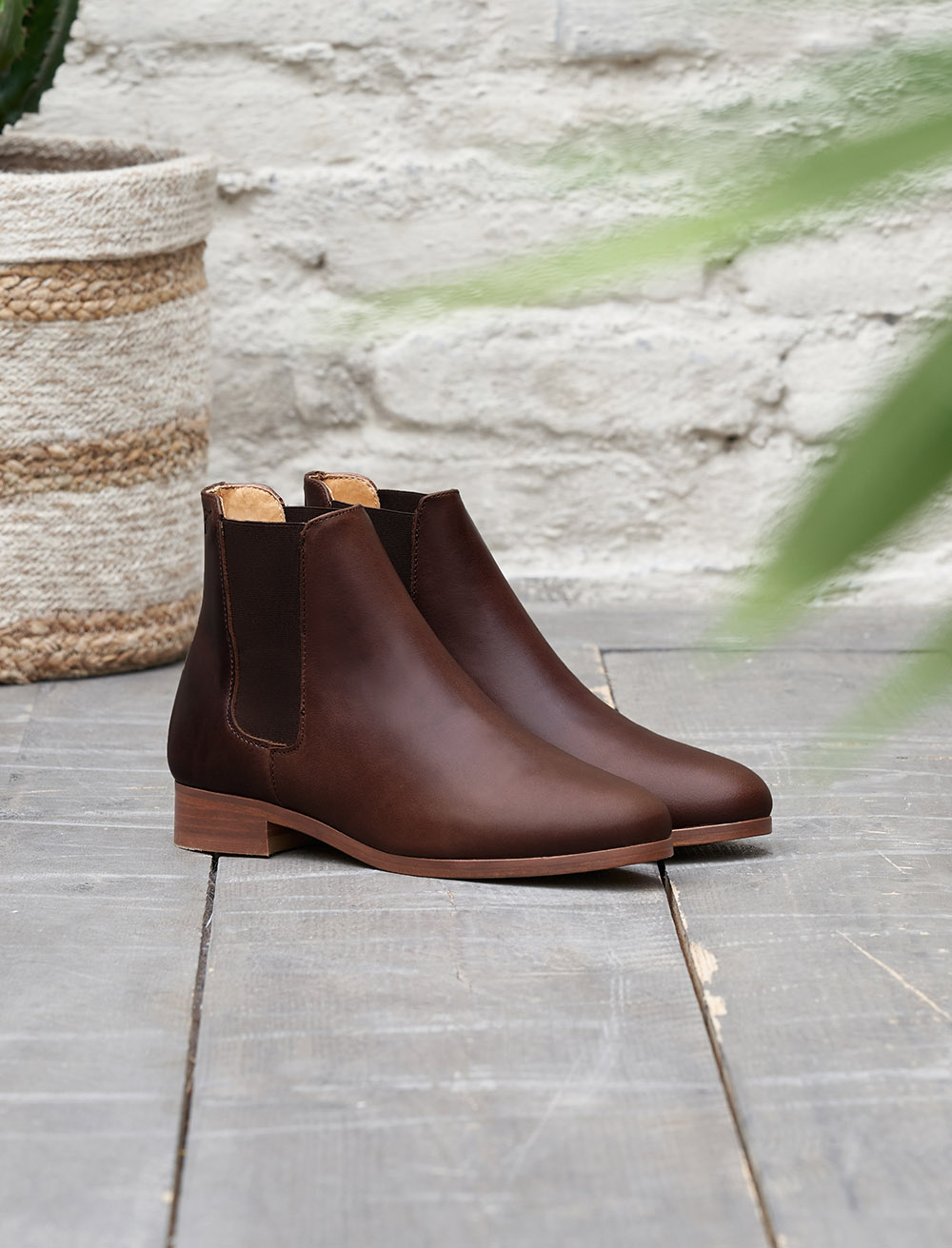 Anne Chelsea boots - Burgundy