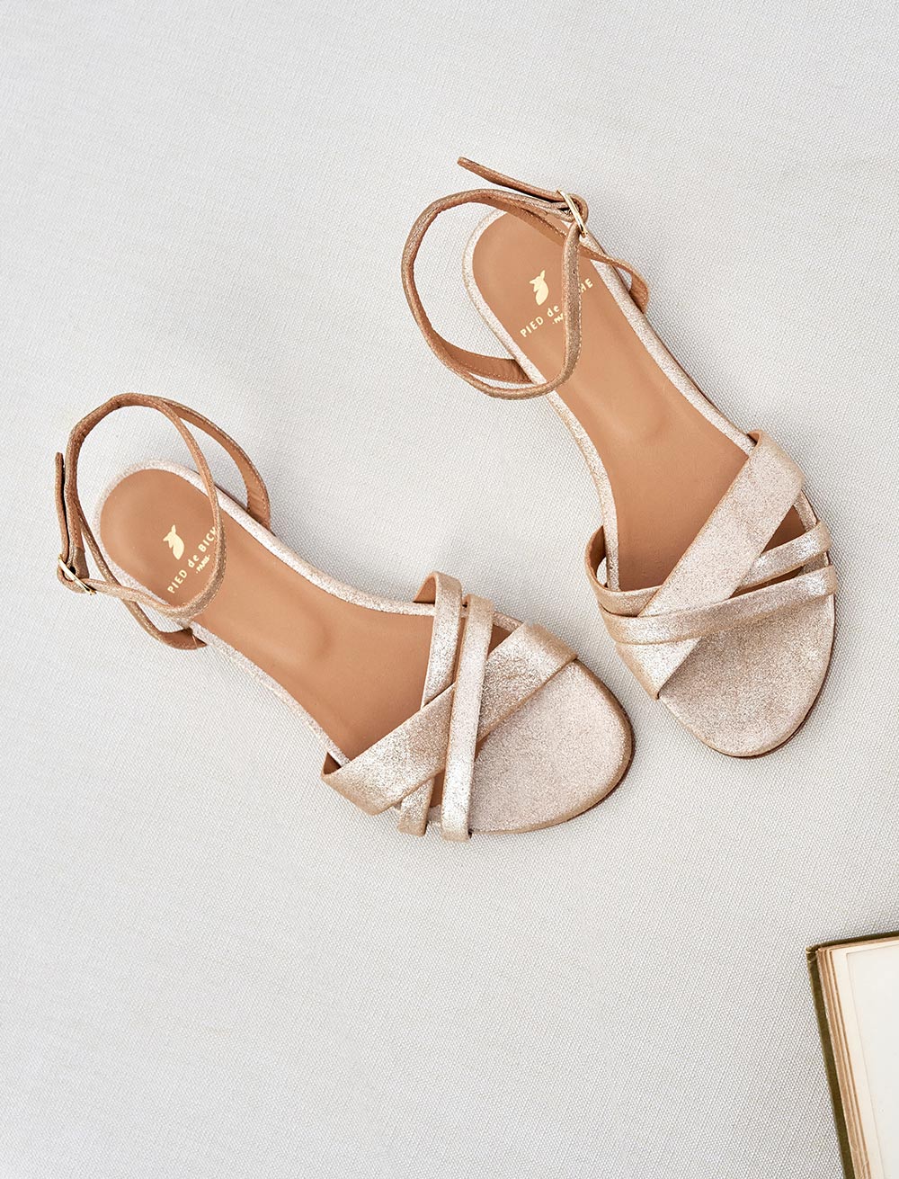 Eleonore flat sandals - Gold