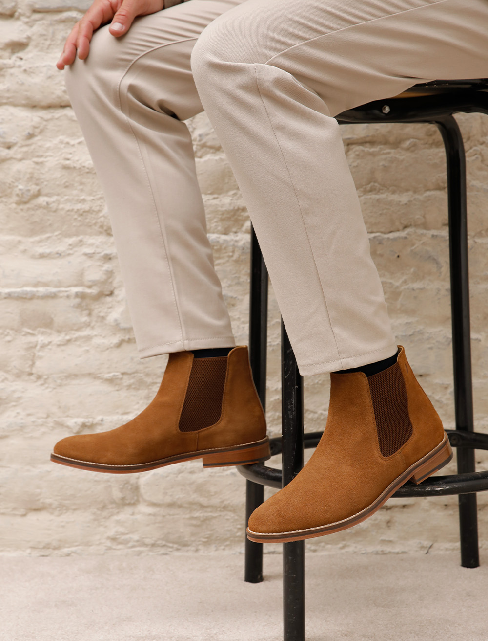 Casual Chelsea Boots - Fawn